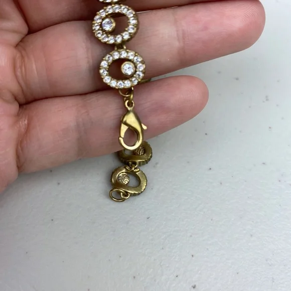 “Art Deco" Cubic Zirconia Bracelet - Picture 5 of 6